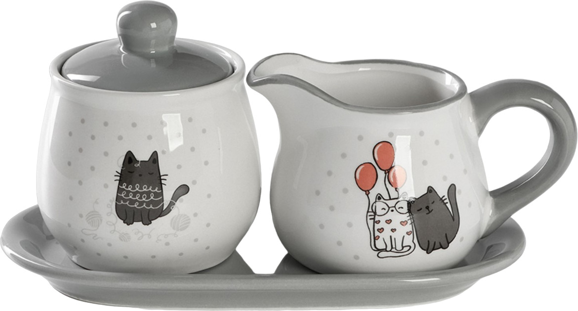 Набор сервировочный «Уютные коты» | Уютные коты | Доляна