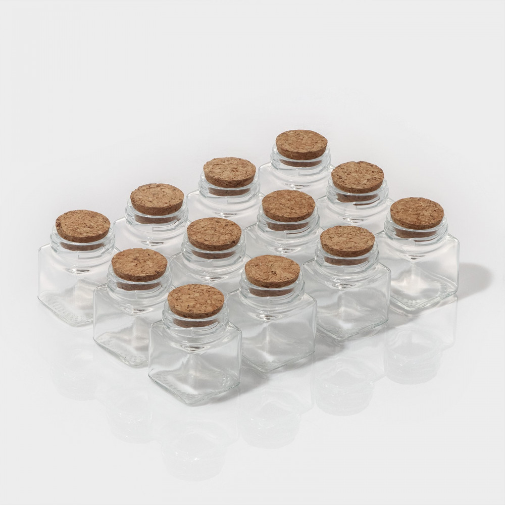 Набор баночек для специй «Квадрат» | Парфе | Доляна