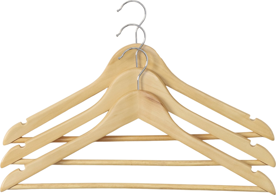 Набор вешалок-плечиков с перекладиной | LaDо́m Bois | LaDо́m