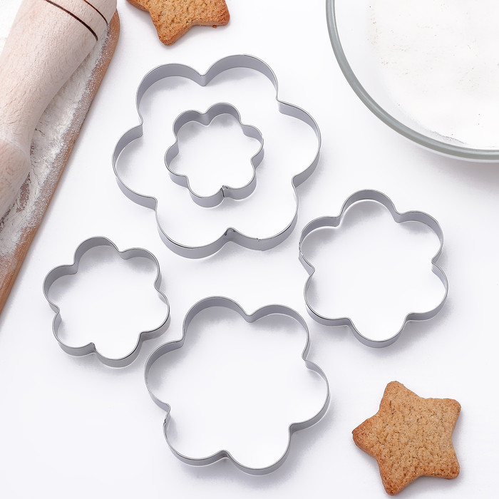 Набор форм для вырезания печенья «Ромашка» | Классика | Доляна