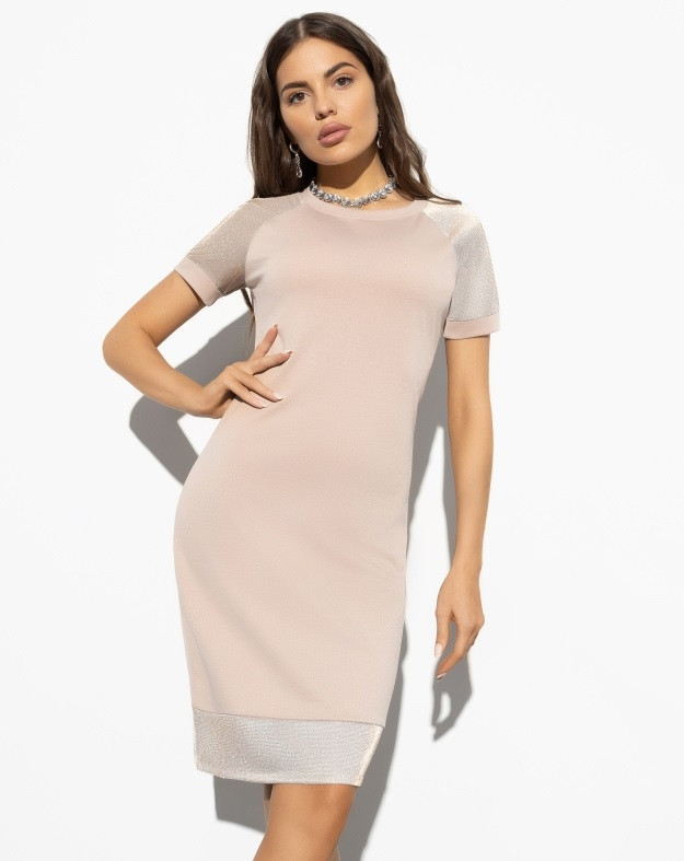 Платье женское «Будь собой, beige gold» | Charutti