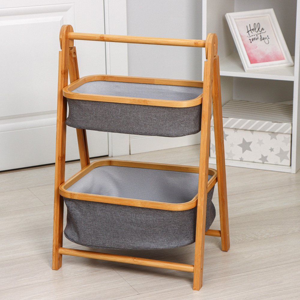 Полка-этажерка двухуровневая | LaDо́m