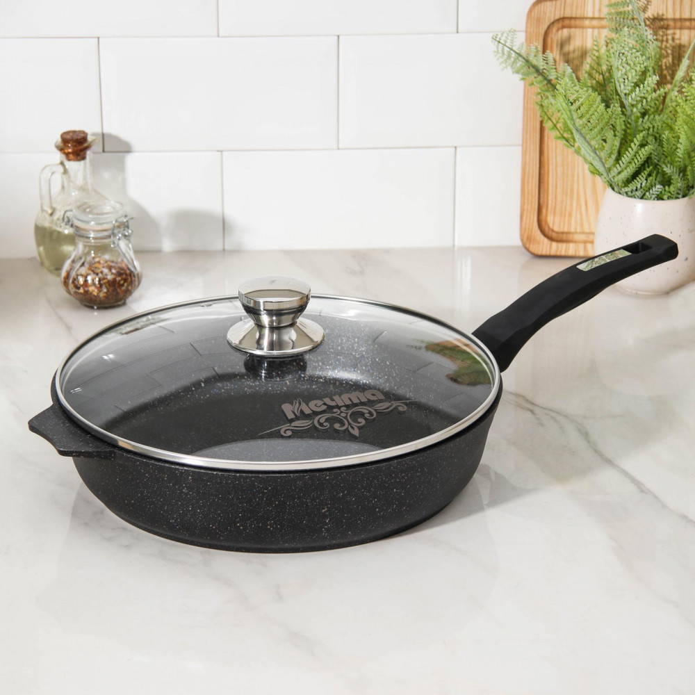 Сковорода с крышкой «Гранит Star» | Гранит Star | Мечта