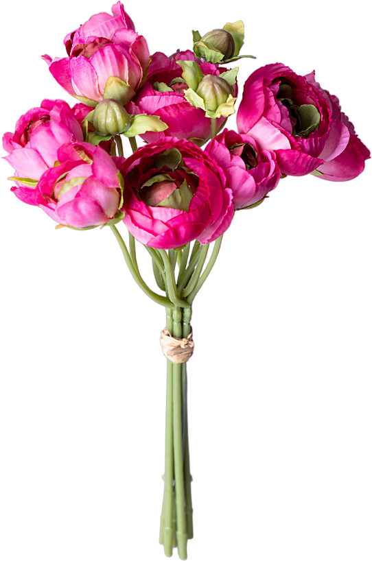 Букет цветов искусственный «Ранункулюс» | Lefard