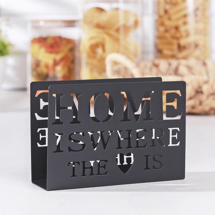 Салфетница «Дом здесь» | Лофт | Доляна