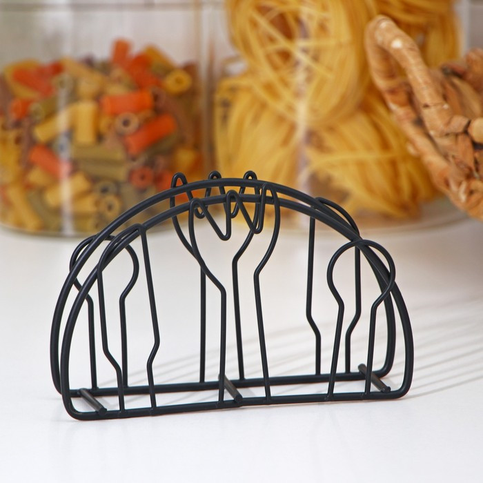 Салфетница «Столовые приборы» | Лофт | Доляна