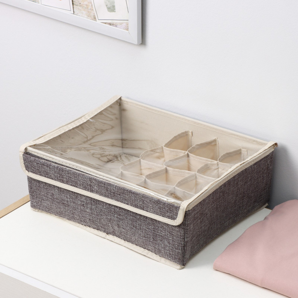 Органайзер для хранения белья с крышкой «Тео» | Тео | Доляна