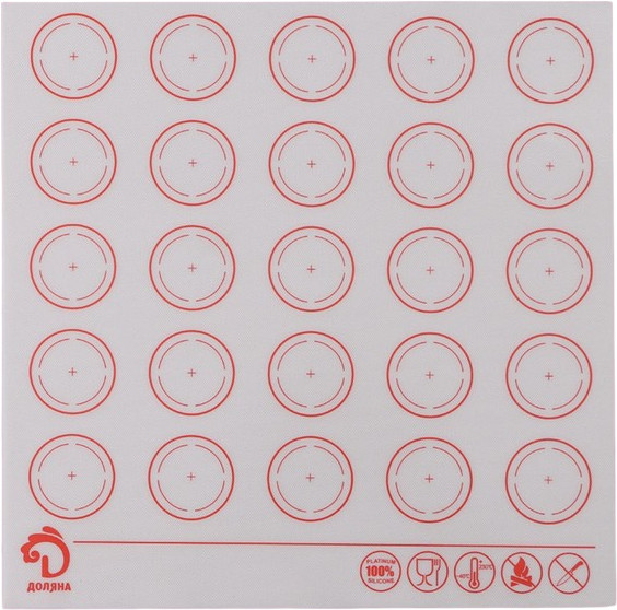 Коврик для макаронс силиконовый армированный | Доляна