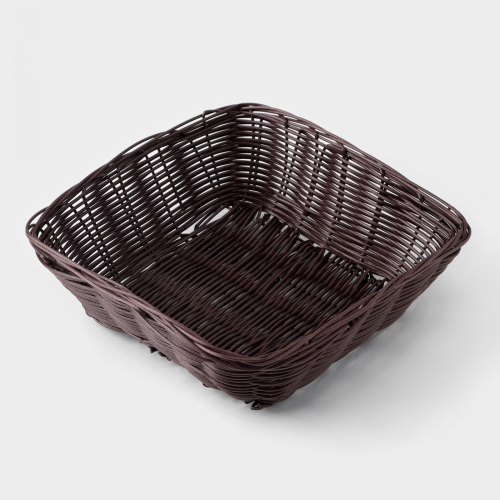 Корзинка для хлеба «Шоко» | Темный шоколад | Доляна