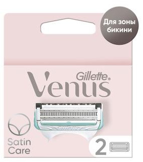 Кассеты для бритья сменные «Venus Satin Care»