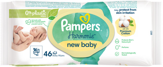 Салфетки детские влажные «Harmonie New Baby» | Pampers