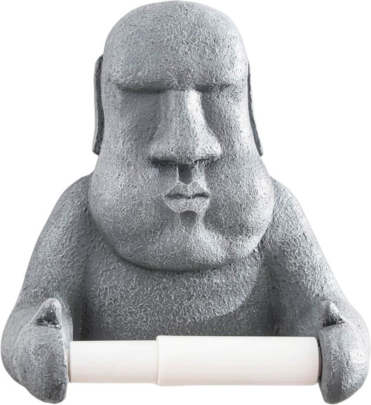 Держатель для туалетной бумаги «Моаи» | ИнтерPresent