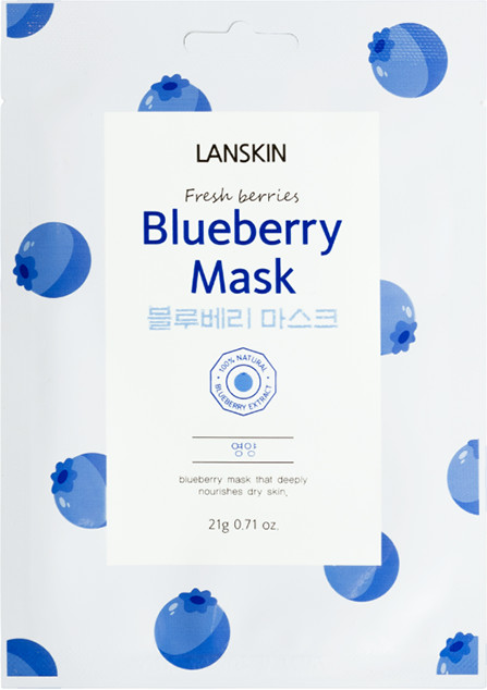 Маска тканевая с голубикой | LanSkin
