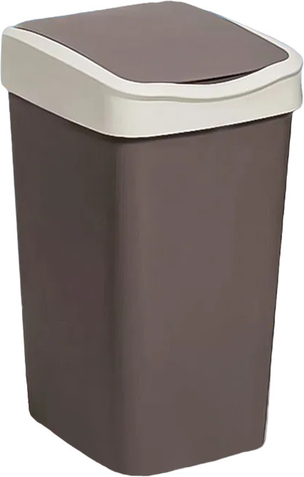 Ведро для мусора с подвижной крышкой | Tandem | Violet