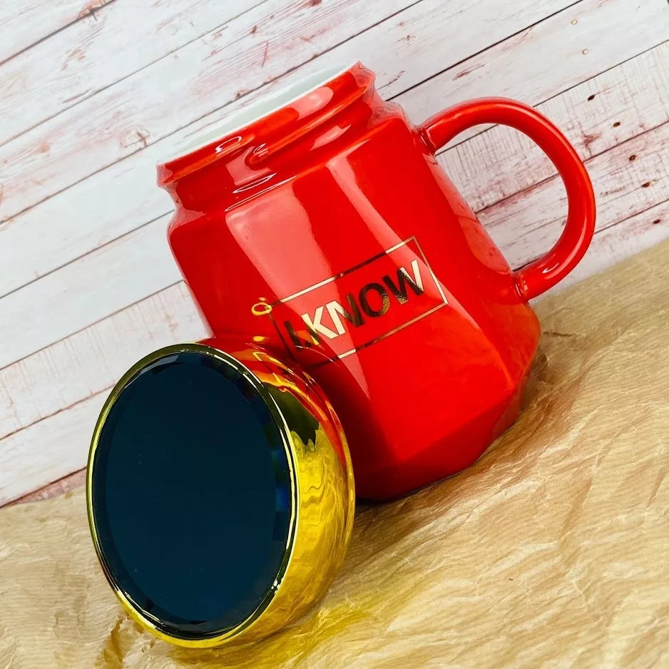 Кружка с крышкой | Lenardi