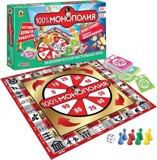 Игра настольная «100% Монополия»