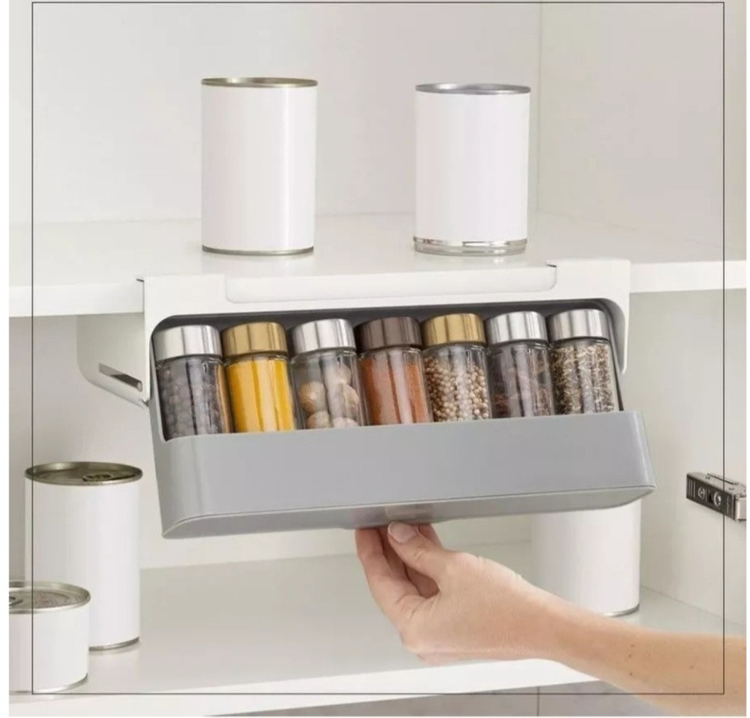 Органайзер-полка для специй выдвижная подвесная | Top Leader