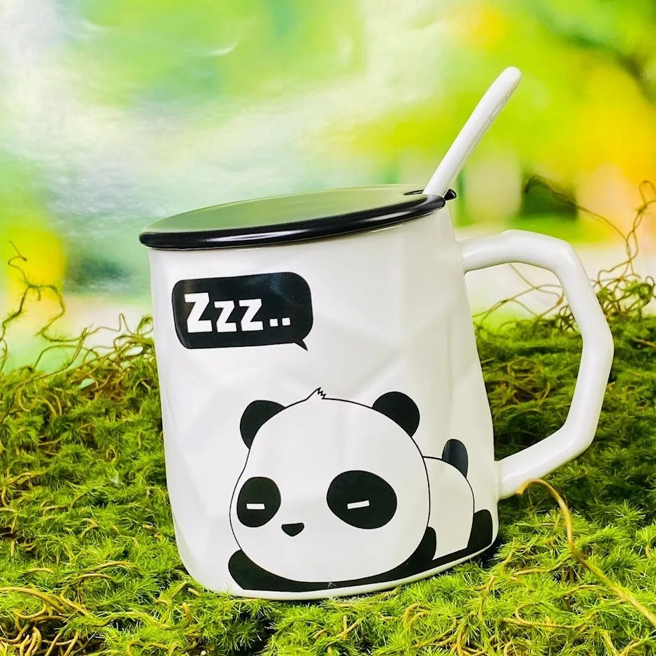 Кружка с крышкой и ложкой | Lenardi