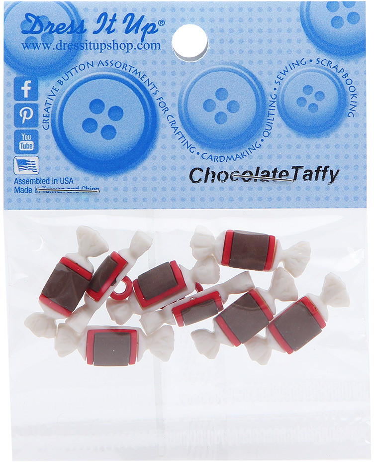 Набор пуговиц-фигурок «Шоколадные ириски» | Dress it up