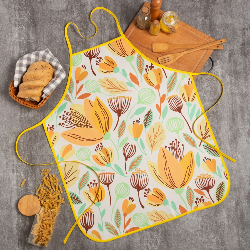Фартук «Тюльпаны» | Кухонный текстиль «Цветы» | Доляна