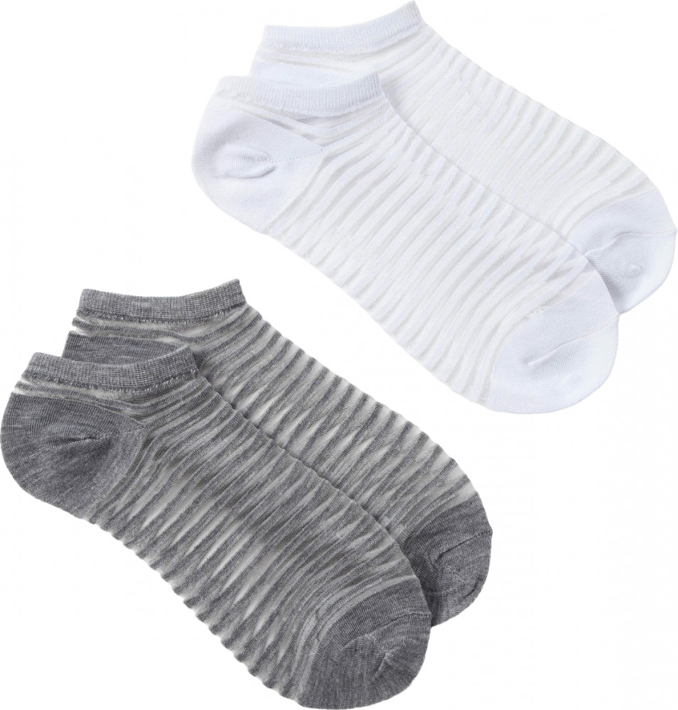 Комплект носков женских «Полосочки» | Glass Socks | MINAKU