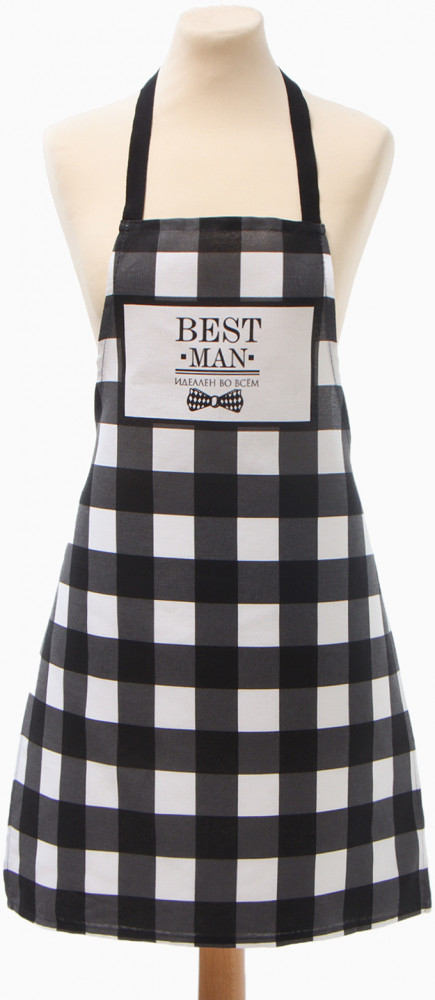 Фартук «Best man black» | Best man | Доляна