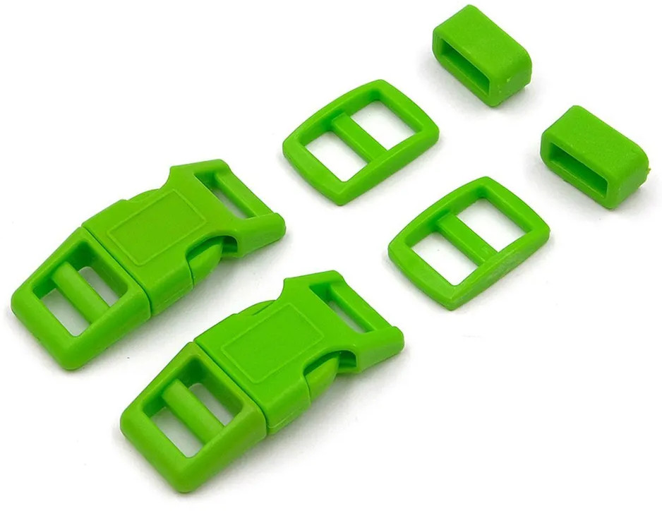 Набор фурнитуры пластиковой, цвет зеленый | Hobby & Pro