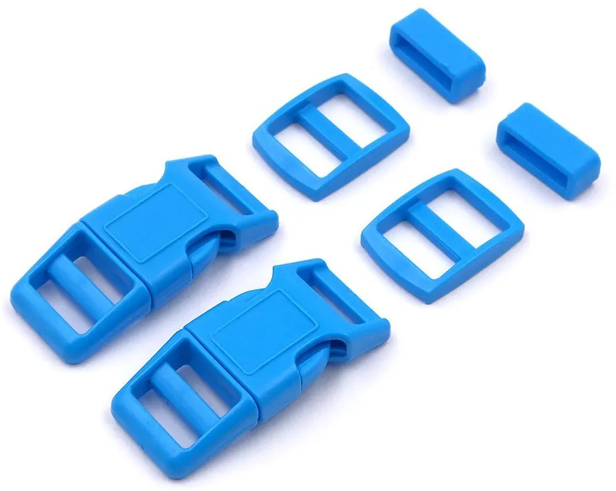 Набор фурнитуры пластиковой, цвет голубой | Hobby & Pro