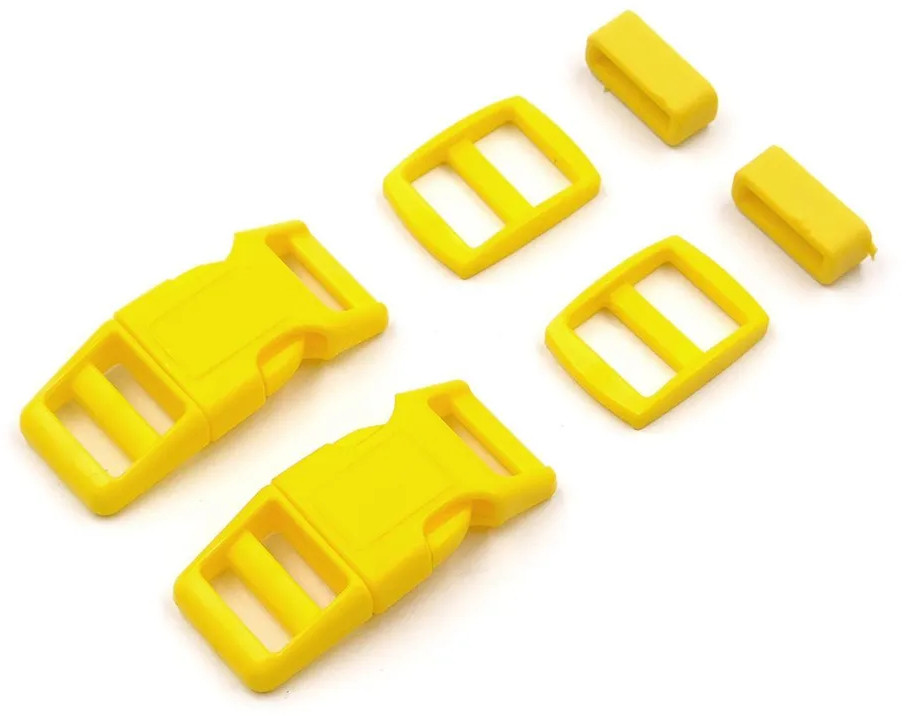 Набор фурнитуры пластиковой, цвет желтый | Hobby & Pro