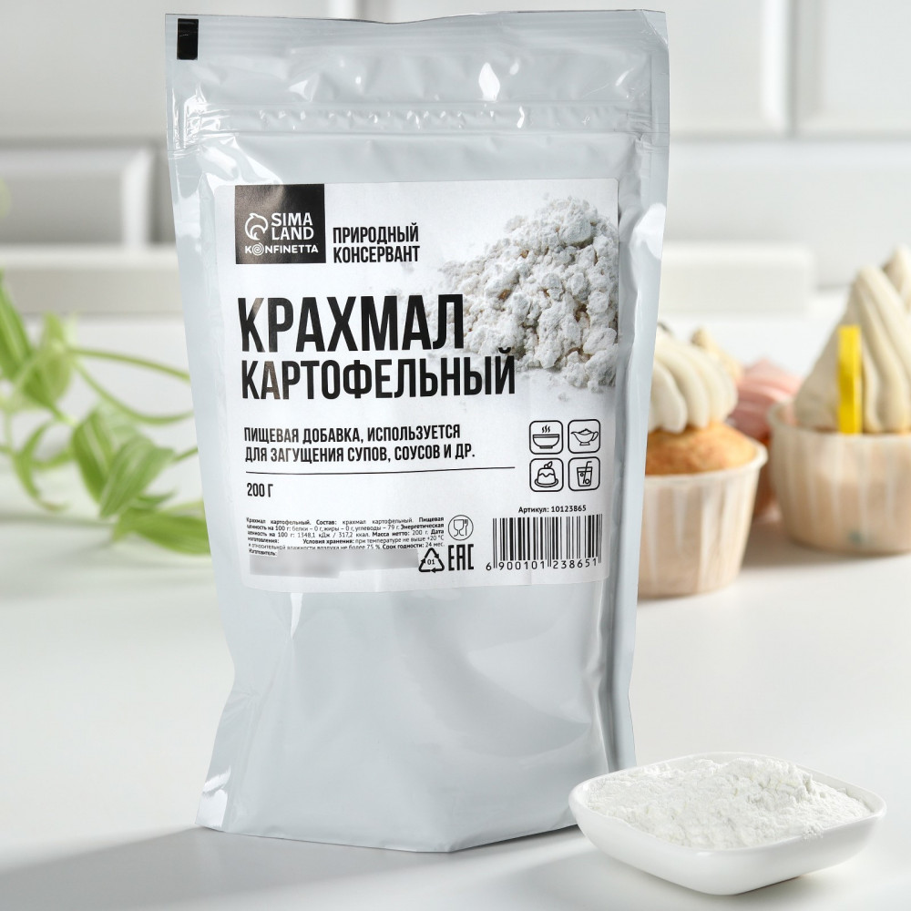 Крахмал картофельный | Konfinetta