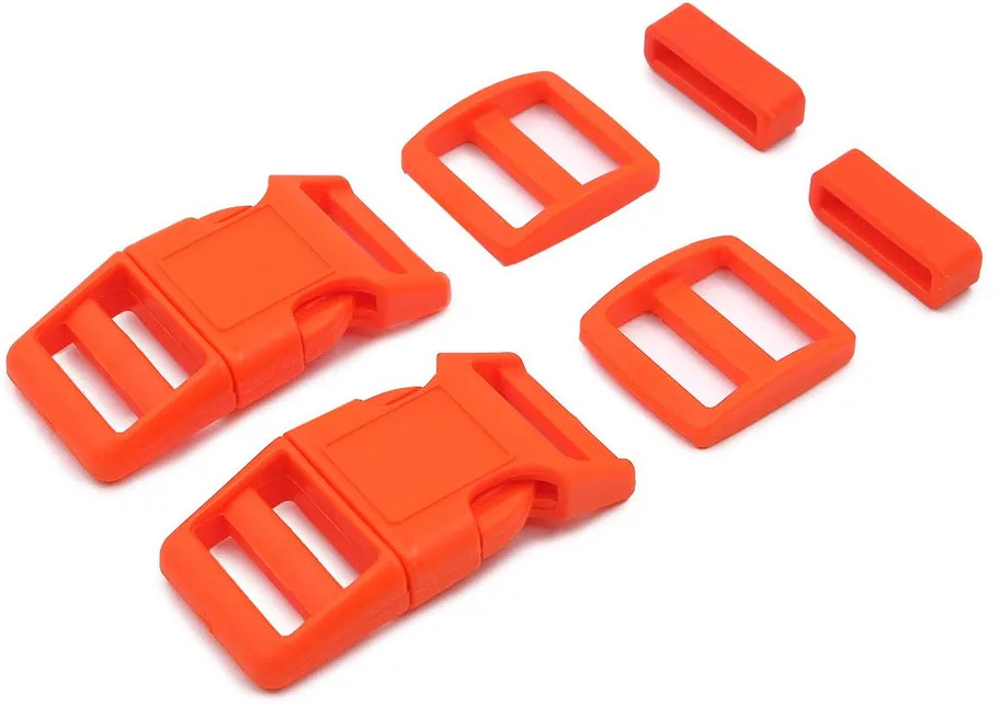 Набор фурнитуры пластиковой, цвет оранжевый | Hobby & Pro