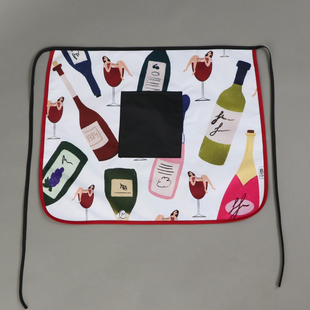 Фартук «Вино» | Фартуки для лучшей хозяйки | Beauty Fox