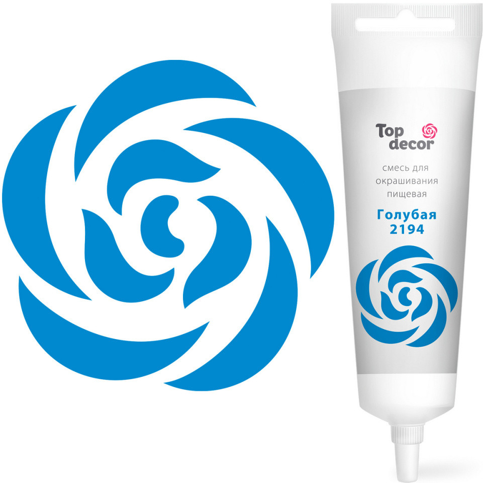 Краситель пищевой гелевый, голубой | Топ декор