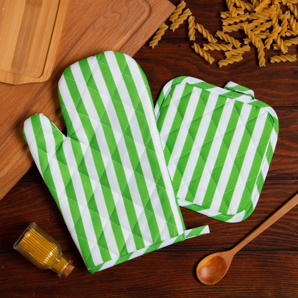 Набор прихваток «Геометрия» | Кухонный текстиль Геометрия | Доляна