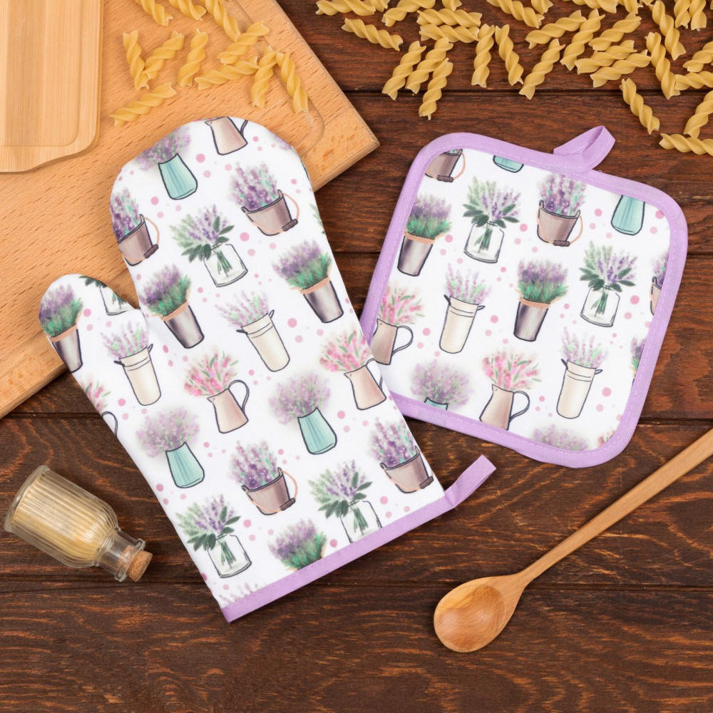 Набор прихваток «Прованс» | Кухонный текстиль Прованс | Доляна