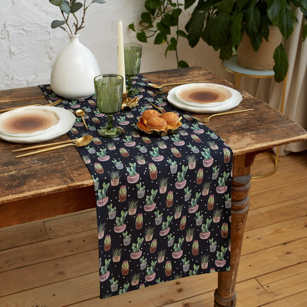 Дорожка на стол «Succulents» | Succulents | Этель