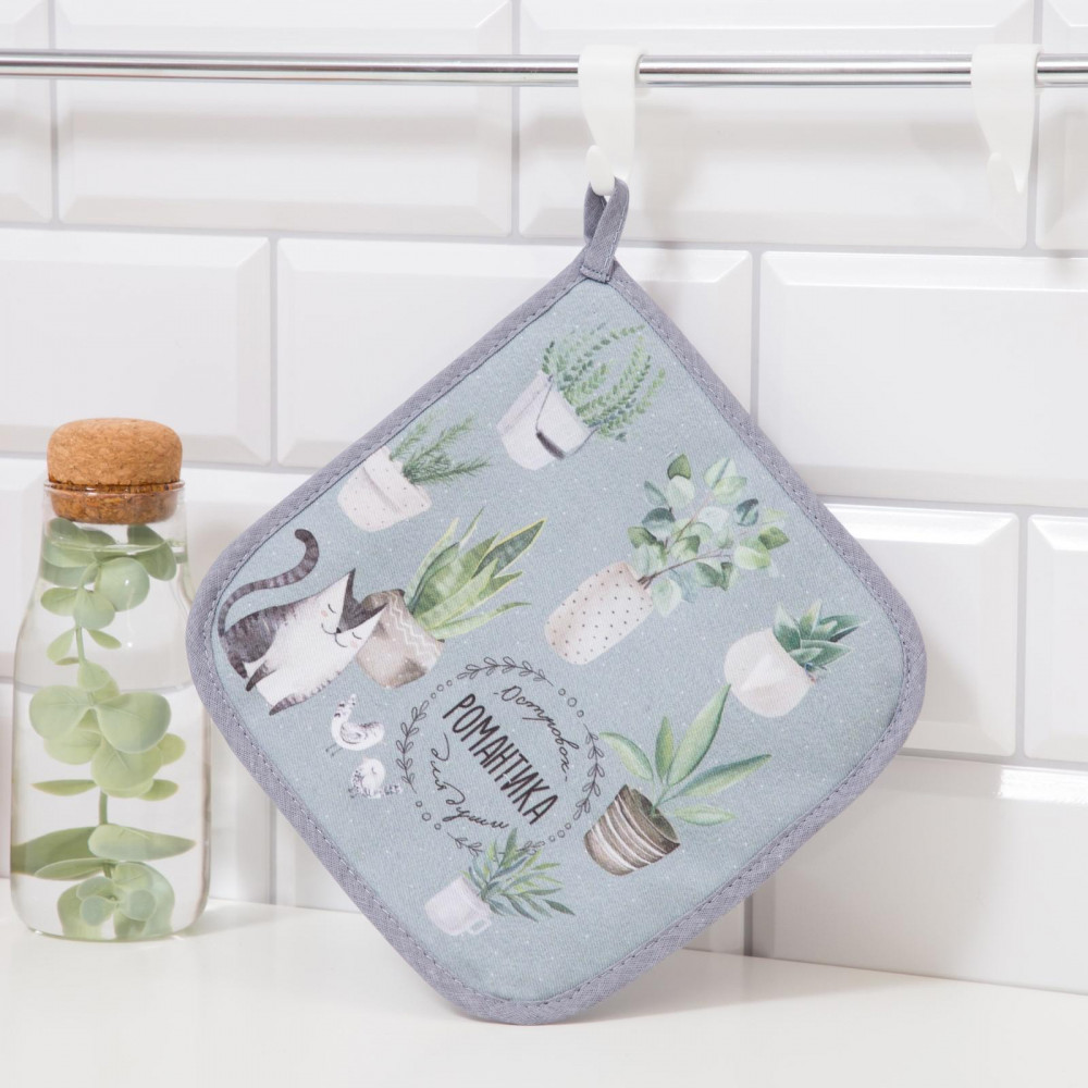 Прихватка «Романтика» | Садовая романтика | Этель