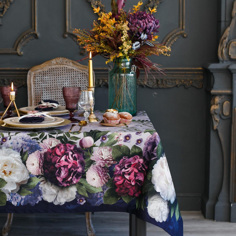 Скатерть «Цветочный этюд» | Цветочный этюд | Этель