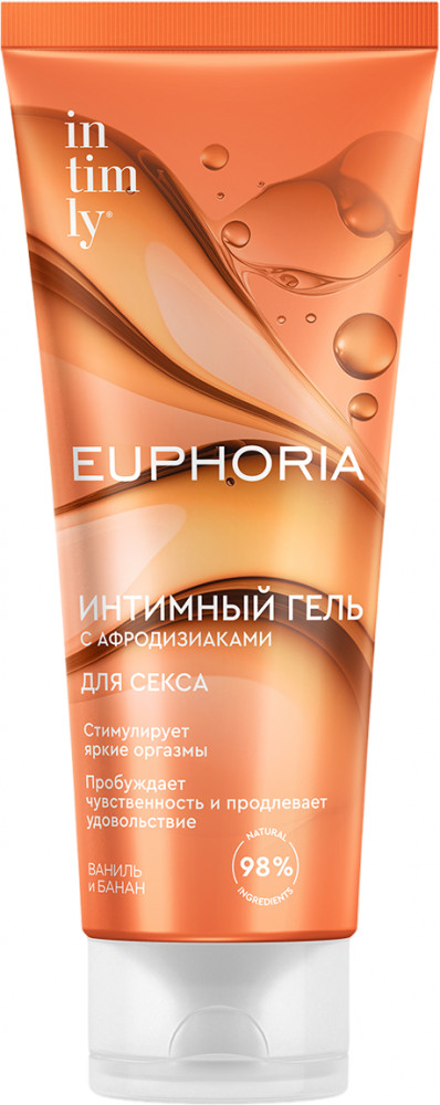 Гель интимный с афродизиаками «Euphoria. Ваниль и банан» | Intimly | Фитокосметик