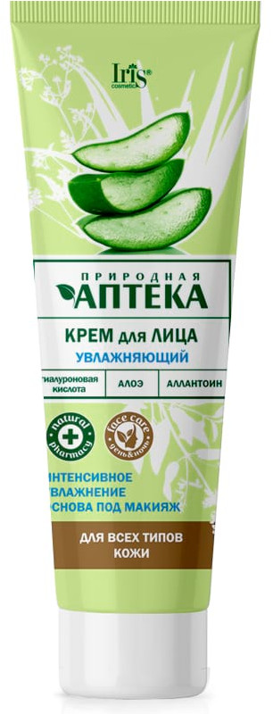 Крем для лица увлажняющий | Природная аптека | Iris Cosmetic