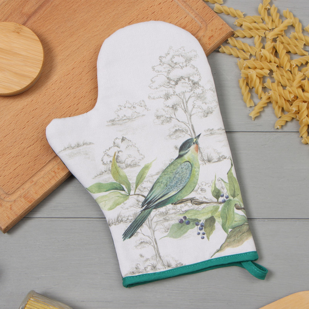 Варежка-прихватка «Птицы» | Готовь с душой | Этель