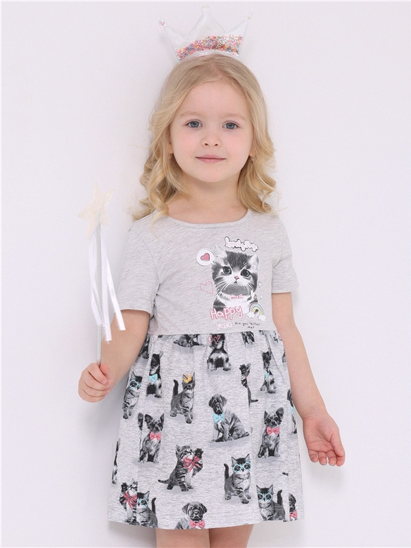 Платье для девочек | Променад | Апрель