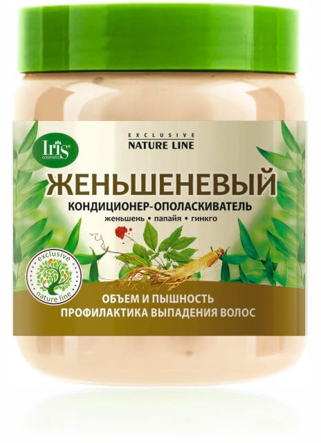 Кондиционер-ополаскиватель для волос «Женьшениевый» | Exclusive Nature Line | Iris Cosmetic