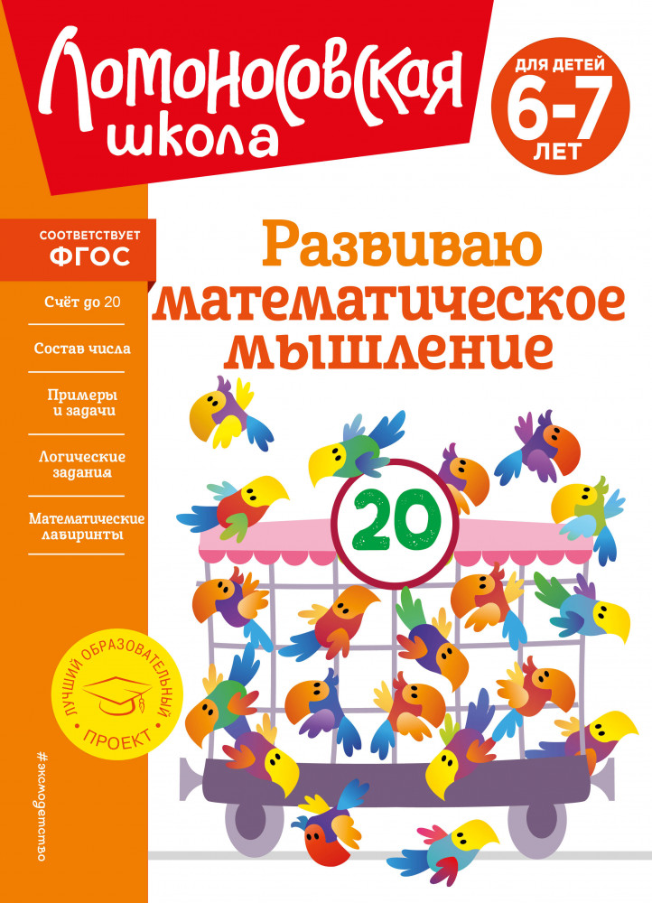 Развиваю математическое мышление. Для детей 6-7 лет | Ломоносовская школа (новое оформление)