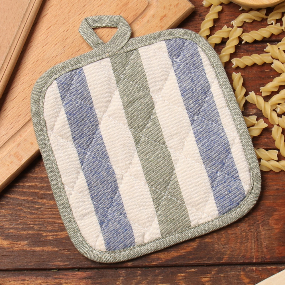 Прихватка «Полоса» | Кухонный текстиль Геометрия | Доляна