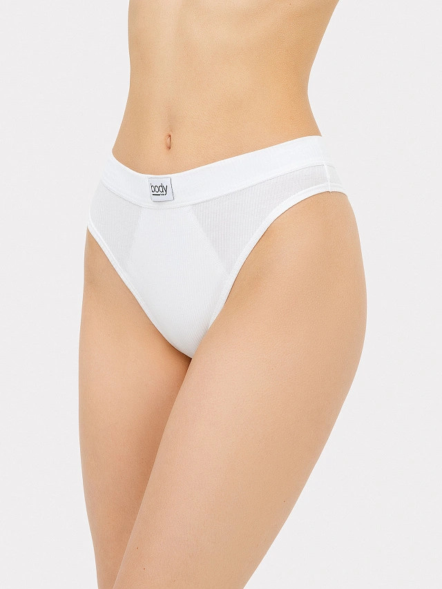 Трусы-бразильяна женские | Бельё в рубчик | Mark Formelle