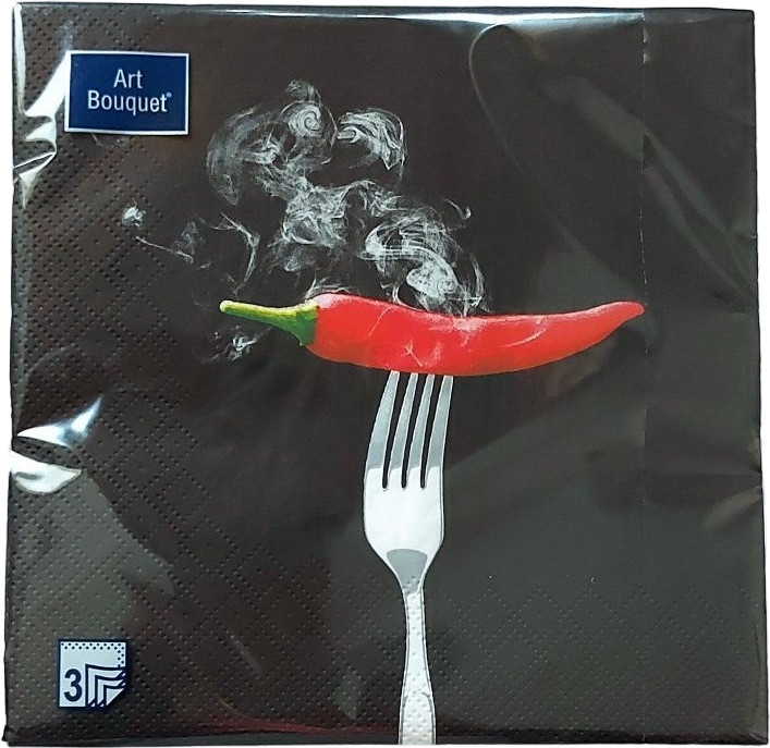Набор салфеток бумажных «Hot chili» | Art Bouquet