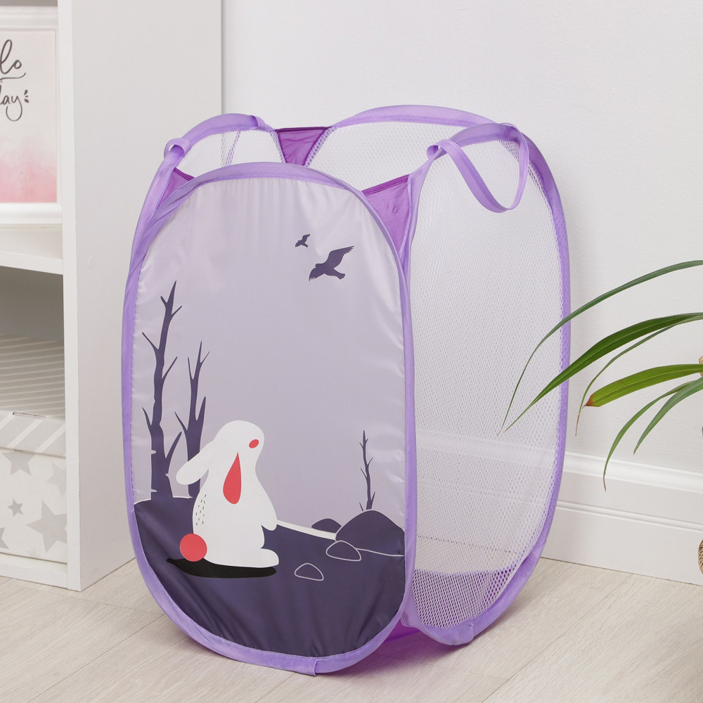 Корзина-сетка для белья «Зайка» | Доляна