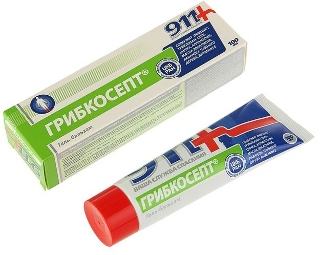 Гель для рук и ног «Грибкосепт» | 911 Ваша служба спасения | Твинс Тэк