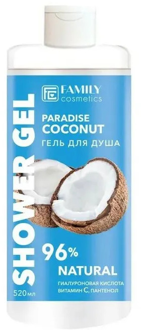 Гель для душа «Райский кокос» | Fresh Flesh | Family cosmetics